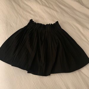 Zara pleated mini skirt with shorts built in